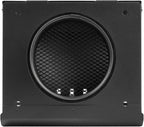 Vent Systems 4" Inch Air Supply Vent Cover with Rubber Gasket - Graphite Black Galvanized Steel - Robust Weatherproof Outdoor Air Intake Box - Duct or Surface Mounting - Rain and Snow Protection