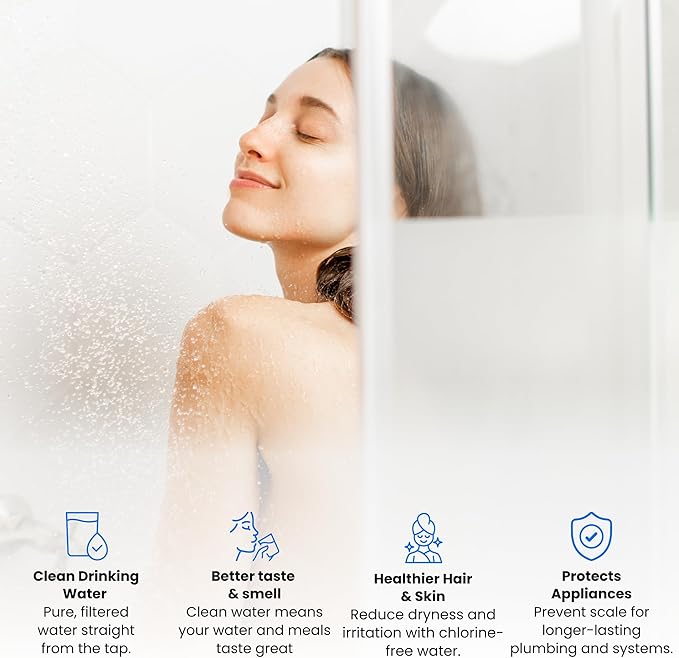 E-3000 Whole House Salt-Free Water Softener & Filter for City Water