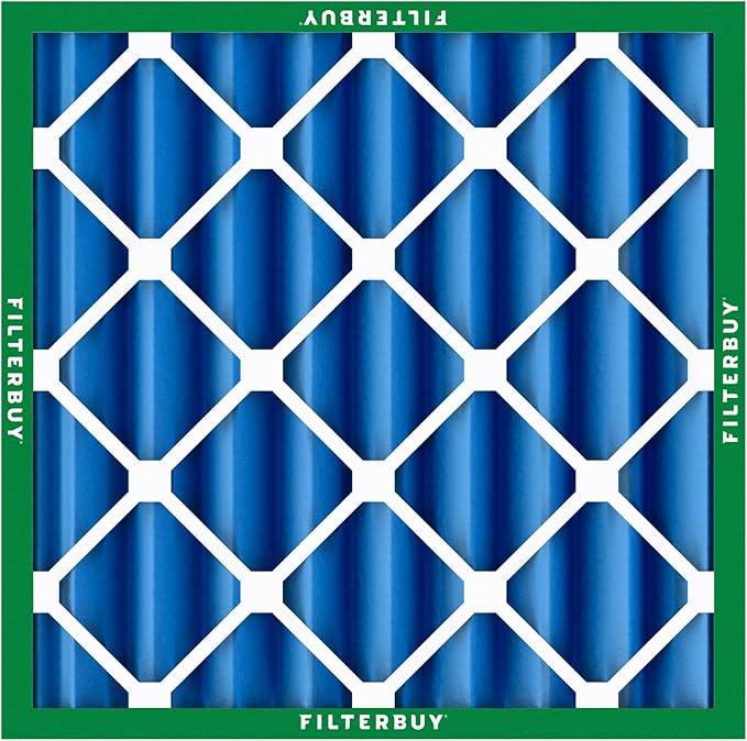 Filterbuy 29x29x4 Air Filter MERV 13 Optimal Smoke & Allergy Defense (3-Pack), Electrostatic Pleated HVAC AC Furnace Filters Replacement, Made in USA (Actual Size: 28.50 x 28.50 x 3.63)