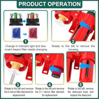 Industrial Grade 4-Stage Aluminum Air Drying System, 1/4 Inch NPT, 0-150 PSI, Desiccant Dryer, air Regulator, Particulate Filter and Coalescing Filter (Manual Drainage)