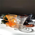 Cone Shape Coffee Filter Cup with Comfortable Grip Portable Dripper Household Hand Brewed Maker Coffee Filter