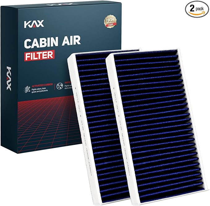KAX Premium Cabin Air Filter, CF12554 Replacement for 2018-2022 X1, X2, 2017-2023 Cooper/Cooper Countryman, 228i xDrive Gran Coupe,Strong Adsorption w/Upgraded Activated Carbon, Pack of 2