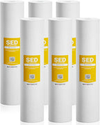 Max Water 1 Micron 20 x 4.5 Sediment Filter 20 inch Whole House BB Water Filteration System Replacement Compatible Cartridge DGD-5005-20, FP25B, AP810-6, FPMB5-20, P5-20, 155358-43, SDC-45-2005