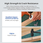 ANYCUBIC ABS-Like Resin 3.0, 3D Printer Resin with Enhanced Strength and Toughness, High Precision and Minimal Shrinkage, Wide Compatibility for All LCD Resin 3D Printers (Black, 2kg)