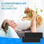 0.6’’ Carbon Filters Compatible with Litter-Robot 3, Activated Carbon Litter Box Filter Compatible with Litter-Robot 3 Self Cleaning Cat Litter Box Filters, Accessories Replacement 8 Pack