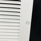 Fits 8x8 Duct Opening | Steel Return Air Grille by Handua | Vent Cover Grill for Sidewall and Ceiling | White | HVAC Cold Air Intake Grille | Outer Dimensions: 9.75"W X 9.75"