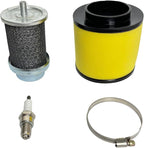 Air Filter & Air Cleaner Body & Spark Plug Fit for Honda Rancher 350 TRX350 FE FM TE 2000-2006, Replace 17211-HN5-670 17254-HN5-670