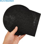 6.7inch & 5inch Charcoal Filters for Kitchen Compost Bucket, Compost Filter for Countertop Bin,Compost Pail Replacement Activated Carbon Charcoal Filters, Round& Rectangle