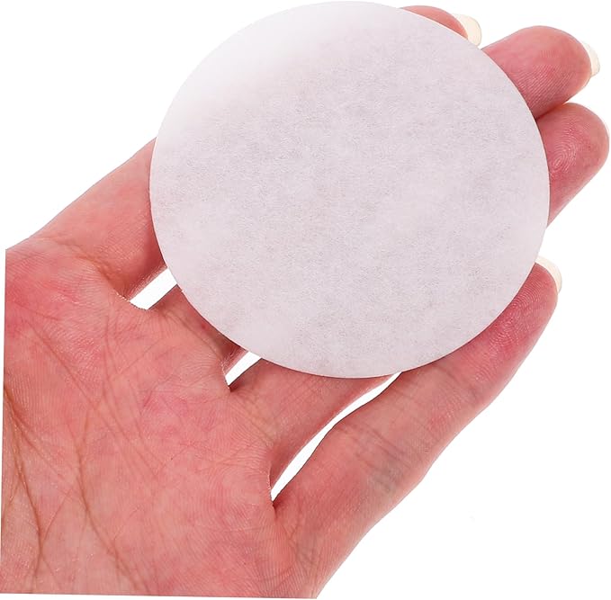 KICHOUSE Efficient Espresso Extraction Paper Coffee Filters Reusable White 100pcs for Coffee Maker Espresso Filter Paper