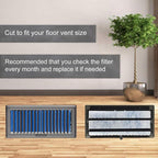 Premium Air Vent Polyester Filter Roll MERV 8 HVAC Furnace Filters Cut to Fit for Floor Registers, RV, AC, Ceiling, Grilles and Wall HVAC Furnace Vents (16" x 90")
