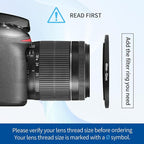 49-52mm Step-Up Ring Adapter, 49mm to 52mm Step Up Filter Ring for 49mm Lens Mount 52mm for DSLR Lenses and ND UV CPL IR Filters （49-52mm）