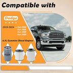 Fuel Filter Water Separator and Oil Filter Set Fit for 2019-2024 Dodge Ram 2500 3500 4500 5500 6.7L Cummins Diesel Engines Replaces# 68436631AA 68157291AA 5083285AA