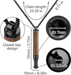 ASTOFLI Adult Quit Smoking Breathing Necklace: Adjustable Air Inhaler Stop Smoking Aids Fidget for Stress Anxiety Relief Smokless Inhaler - Air Outlet Breathing Necklace to Quit Smoking and Vape