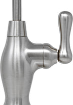 Metpure Non-airgap NSF Certified RO Faucet Reverse Osmosis Drinking Water Filtration System Water Dispenser Spout (Brushed Nickel). Vase Style with Faucet Wrench.