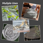 2 Pack 12"x24" Wire Mesh, 5 Mesh Crimped Stainless Steel Mesh, Never Rust Sturdy Metal Mesh Screen for DIY Projects, Vent, Cage, Garden, Window Screen, Filter Mesh