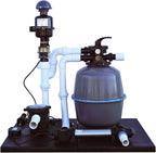 HALF OFF PONDS Simply Clear Koi Pond Filter System with 2HP Blower, UV Clarifier & 2,000 GPH Pump – Filters Ponds Up to 1500 Gallons – Complete Kit with Bio Media, Multiport Valve, Gauge