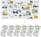 6 Pcs Fluorescent Light Covers for Ceiling Lights Construction Vehicles Machinery Trucks Cranes Cement Mixers Blue Decorative Magnets Light Filters for Office Home Classroom Must Haves 4’ x 2’