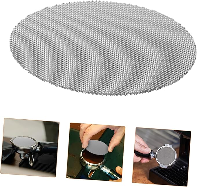 Generic Stainless Steel Coffee Machine Maintenance Filter Mesh Reusable Espresso Extraction Screen Compatible with Various Models Efficient Coffee Grounds Filtration