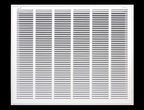 HVAC Premium 34 x 28 Duct Opening Steel Return Air Filter Grille, for 1-inch Filter, Removable Door, Flat Stamped HVAC Vent Cover Grille, Outer Dimensions 36.5 x 30.5