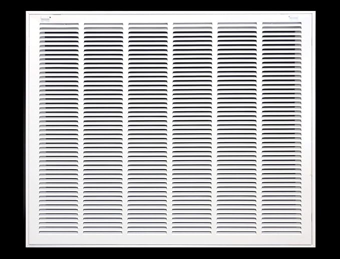 HVAC Premium 36 x 22 Duct Opening Steel Return Air Filter Grille, for 1-inch Filter, Removable Door, Flat Stamped HVAC Vent Cover Grille, Outer Dimensions 38.5 x 24.5