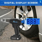 2 in 1 Cordless Car Vacuum and Air Compressor, 5000PA Powerful Suction & 150PSI Auto-Shutoff Tire Inflator, with 3 Filters, LED Light, 45W Fast Charging for Car, Home, Motorcycle, Bicycle, Air Mattres