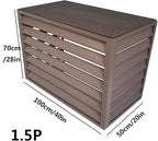 Multifunctional Aluminum Shutter Privacy Fence, Mini Split Cover for External Units, freestanding Enclosure to Cover Garbage Or Units, Noise Reduction, Suitable for Garden, Balcony, Outdoor ( Color :