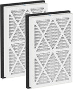 20x30x3 MERV 13 Pleated Air Filters Replacement Compatible with Zephyr VGF Series 20x30x3 Whole Home Return Air Grille Filter,White 2 Pack