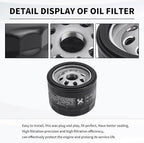 49065-0721 Oil Filter Compatiable with Kawasaki FR541V FR600V FR651V FR691V FR730V FS481V FS541V FS600V FS651V FS691V FS730V FX481V FX541V FX600V FX651V FX691V FX730V Engines 49065-7007 (2PCS)