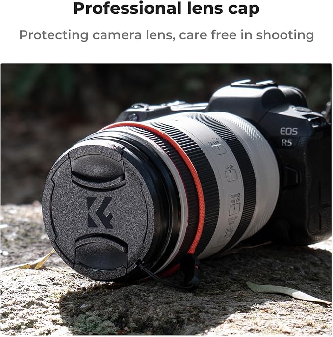 K&F CONCEPT 52mm MC UV Lens Protection Filter with Lens Cap Cleaning Cloth Optical Glass Ultra Slim 18 Multi-Layer Coatings Camera Lens UV Filter (K-Series)