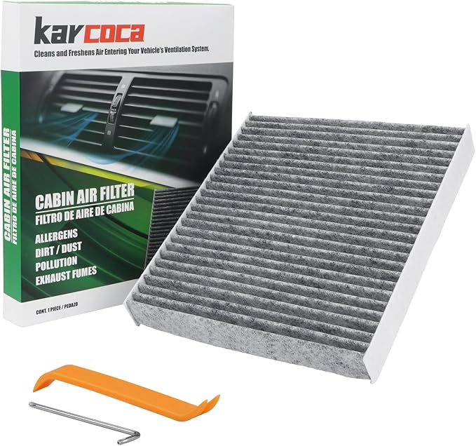 97133L1000 Cabin Air Filter Replacement for 2021-2025 Elantra, 2022-2024 Ioniq 5, 2021-2025 Santa Fe, 2020-2025 Sonata, 2022-2025 Tucson, 2021-2025 K5, Fits 97133 - L1000, 97133-N9100, PC99594P