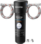 Waterdrop 10UA Under Sink Water Filter System, Reduces PFAS, PFOA/PFOS, Lead, Chlorine, Bad Taste & Odor, Under Counter Water Filter Direct Connect to Kitchen Faucet, NSF/ANSI 42 Certified, 1 Year