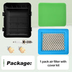 Air Filter with Cover Kit Compatible with Husqvarna HU800AWD HU800BBC HU800HW 7021R 8280117 Lawn Mower Replace 96145001100 96145002101