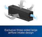 Brother AirSure DF-2 Dynamic Filtration Tabletop and Portable Air Purifier, Aids in Capturing Foreign Particles, Face, Close Contact Situations, Black