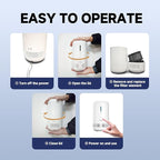 Portable HEPA Air Purifier Energy-Saving Mode, One Touch Operation, Lightweight 1.83LBS, Night Light Dimming, 360° Outlet, Suitable for Vehicle Cabins, Studios, Apartments & Cubicles