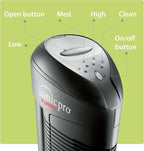 Ionic Pro Turbo (TA550) Ionic Air Purifier Tower for Home, Quiet Ionic Filterless Design, Covers Up to 500 Sq. Ft., Removes Odors, Smoke, Dust, and Allergens – Black