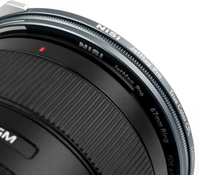 NiSi - JetMag Pro 55mm to 67MAG Adapter, Magnetic Filter Ring for Thread Lenses - Ultra-Slim, Durable Aluminum Frame, Twist-Lock Security