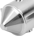 Portable Pour Over Coffee Maker Stainless Steel Reusable Coffee Filter Hand Brewed Dripper For Home Travel Office 304 Stainless Steel Material Lightweight Compact Design