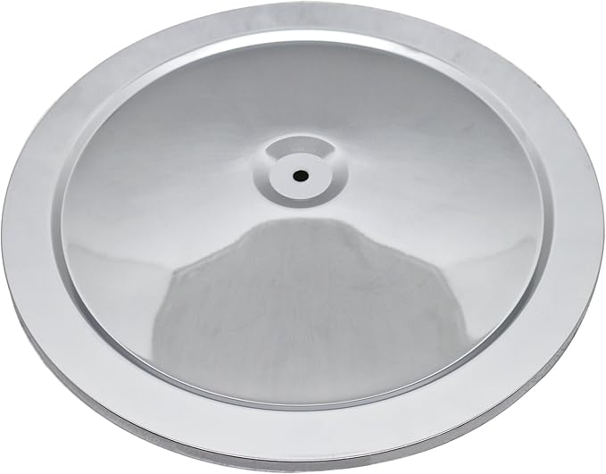 Steel 12" Air Cleaner Top - Chrome | Fits Chevy, Ford, Mopar | Replacement Lid for 12-Inch Round Air Cleaner Assemblies