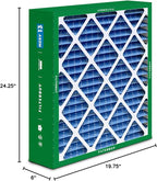 Filterbuy 20x25x6 Air Filter MERV 13 Optimal Smoke & Allergy Defense (3-Pack), Pleated HVAC AC Furnace Filters for AprilAire Space-Gard 201, 2200, 2250, & Lennox (Actual Size: 19.75 x 24.25 x 6.00)