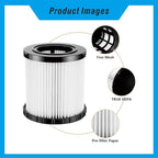 Suitable for DeWalt DCV580/DCV581H Vacuum Filter Replacement, Pack of 2