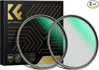 K&F CONCEPT 49mm Black Diffusion 1/4 & 1/8 Lens Filter Kit (2 Pcs), Mist Cinematic Effect Filter for Vlog/Video/Portrait Image with 28 Multi-Layer Coated