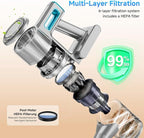 Cordless Vacuum Cleaner, 8 in 1 40Kpa 55Mins,Lightweight Vacuum Cleaners for Home, Stick Vacuum with Anti-Tangle Brush,Wall Mount, Rechargeable Cordless Vacuum for Floor/Sofa/Pet Hair, Blue