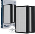 HATHASPACE HSP003 H13 True HEPA Filter Replacement, Dual-Stage Air Purifier Filter with Activated Carbon, Captures Dust, Smoke, Odors, VOCs, Easy to Install, Certified Replacement for HSP003, 1 Set