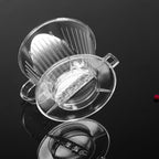 Transparent Reusable Coffee Filters Cone Shaped Portable Coffee Dripper Pure Flavor Maker Tool Premium Quality Safe To Use For Home Baristas Coffee Lovers Resin Transparent 115g