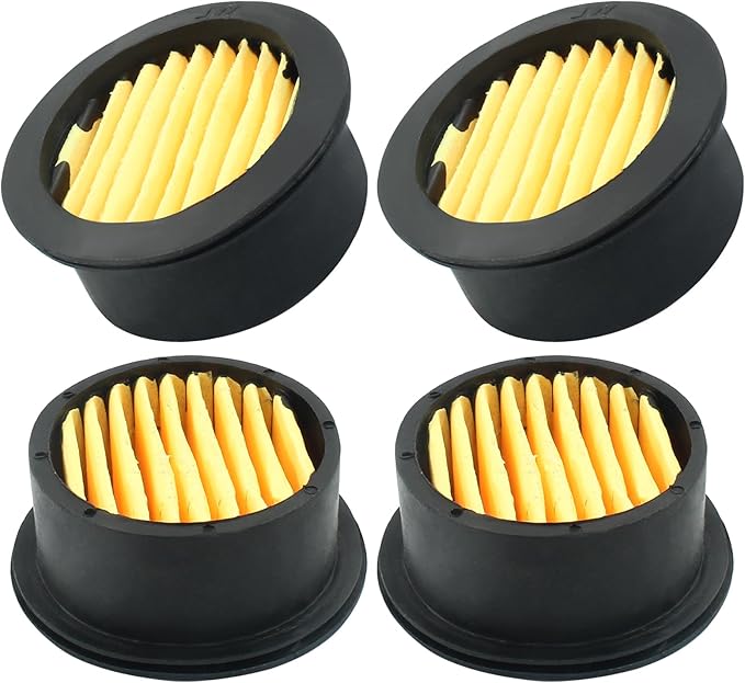 Hordion 6PCS Air Compressor Filter Elements, Air Compressor Intake Filter Silencer Elements Sound Muffler Elements Replacement Parts for Blowers Generators Exhaust Ports
