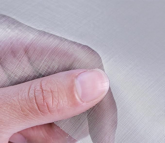 Stainless Steel Woven Wire Mesh, Stainless Steel Wire Mesh 100 Mesh Filter Screen Rodent Proof Insect Mesh High Density Tear Resistant for Airbricks Garden Protection