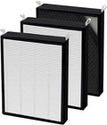 3 Pack True HEPA/Carbon Filters Replacement Compatible with NUWAVE OxyPure Large Area Smart Air Cleaner Purifier Models 47001, 47002, 47003, 47004, 47005, and 47006., Activated Carbon + HEPA Combo