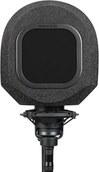 Soundbox Vocal Recording Isolation Booth | Portable Microphone Shield, Pop Filter for Studio-Quality Sound for Singing, Podcasting, Acoustic High-Density Foam Ball, Mic Soundproof Box (Classic Black)