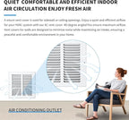 24x12 Return Air Grille(Duct Opening Size),Air Return Vent Cover,Flat Vent Cover,Rejillas De Aire Acondicionado para Casa,Return Air Grilles,Outer Dimensions:25.75"Wx13.75"H(24"Wx12"H, Duct Opening)