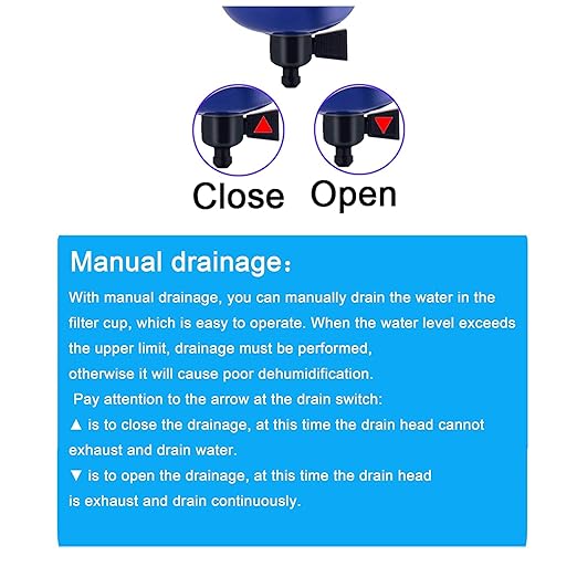 NANPU Zinc Alloy 3 Stage Air System - Particulate Filter, Coalescing Filter, Desiccant Dryer & Air Regulator, Poly Bowl, Manual Drain, Mid Flow, Suitable for Paint Spray & Plasma Cutter (1/4" NPT)